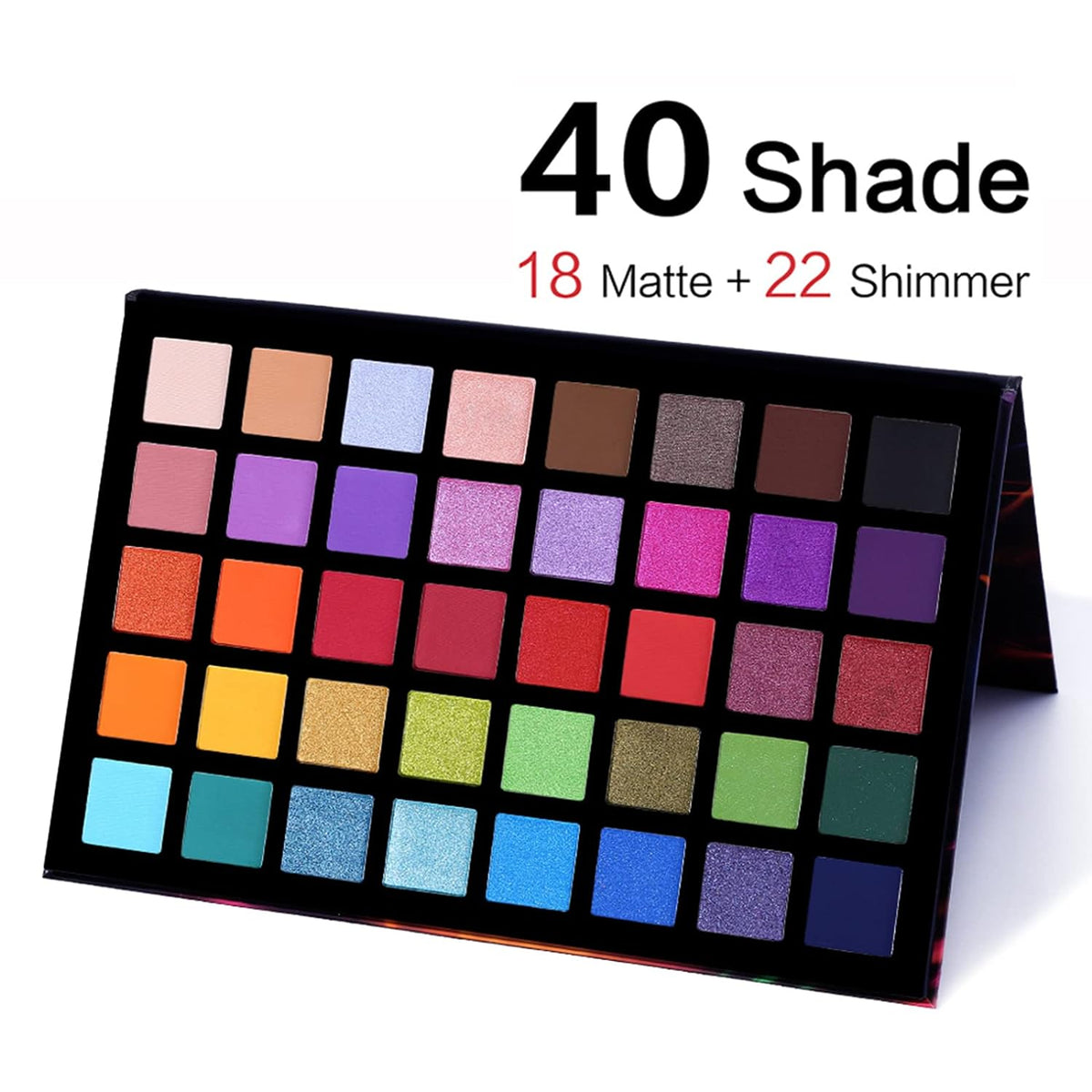 Unleash Your Creativity with the UCANBE Spotlight 40 Color Eyeshadow Palette - Highly Pigmented Matte and Shimmer Shades for Stunning, Long-Lasting Looks