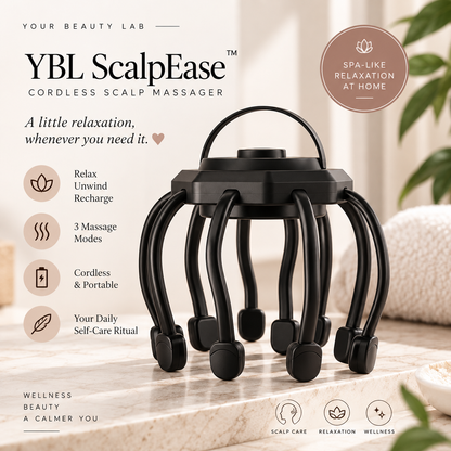 YBL ScalpEase™ | Cordless Scalp Massager